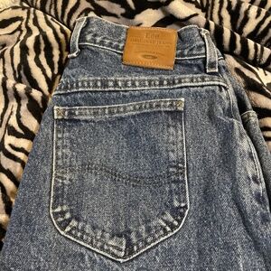 Baggy dark wash jeans